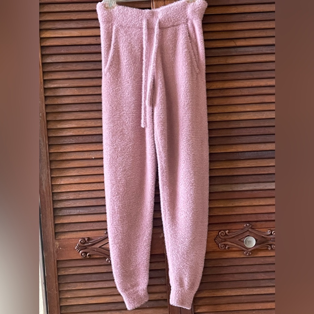 Forever 21 jogger ankle pants, pale mauve size medium